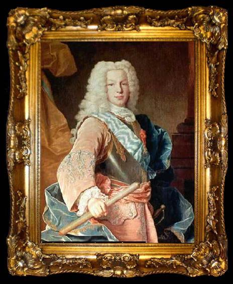 framed  Jean Ranc Portrait of Ferdinand VI of Spain as Prince of Asturias, ta009-2